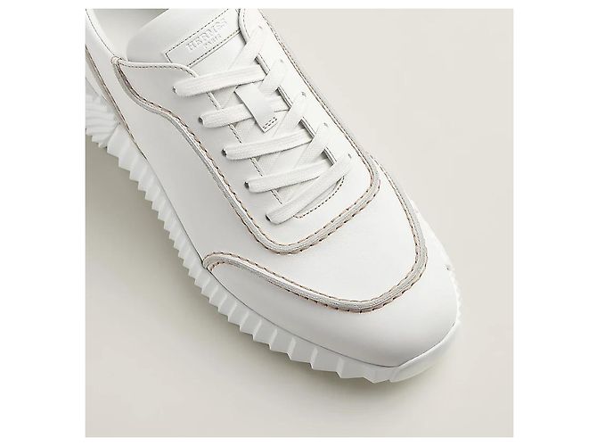 Hermès Sneaker da uomo con suola grafica oversize Bianco - vista 7
