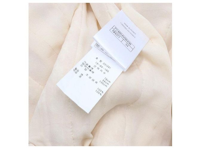 Chanel Giacca in tweed di cotone ecru da donna Bianco - vista 6