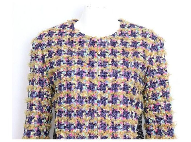 Chanel Giacca in tweed multicolore Season da donna - vista 2
