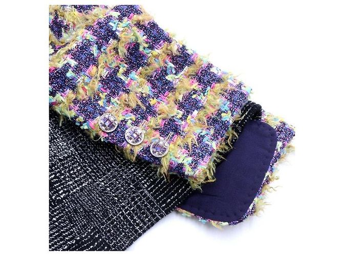 Chanel Giacca in tweed multicolore Season da donna - vista 3