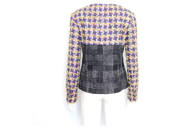 Chanel Giacca in tweed multicolore Season da donna - vista 4
