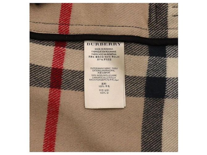 Burberry Women’s Black Wool Toggle Double Coat Jacket - view 6