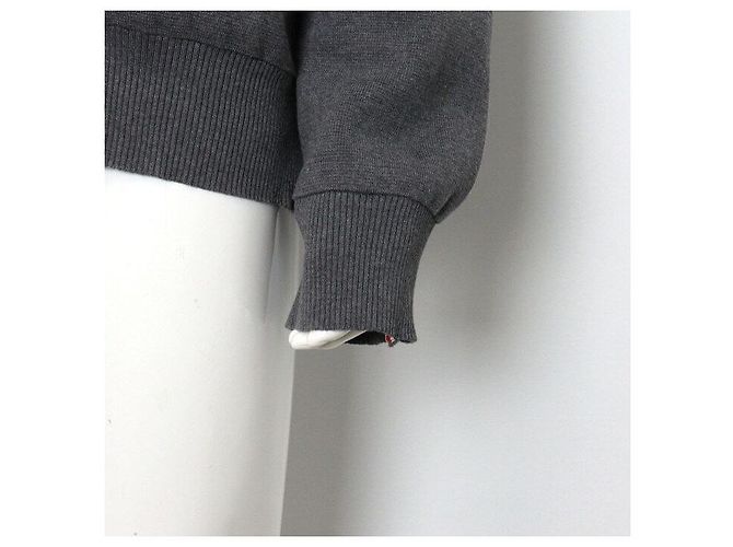 Thom Browne Milano-Strickjacke in Mittelgrau für Herren - Ansicht 3