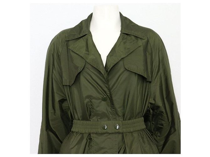 Moncler Trench in nylon Rutilicus da donna, colore Khaki - vista 2