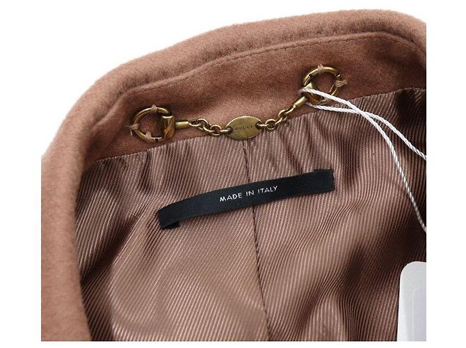 Gucci Wool Double Button Long Coat Jacket - view 5