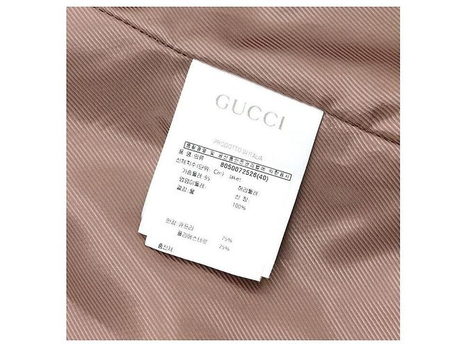 Gucci Wool Double Button Long Coat Jacket - view 7