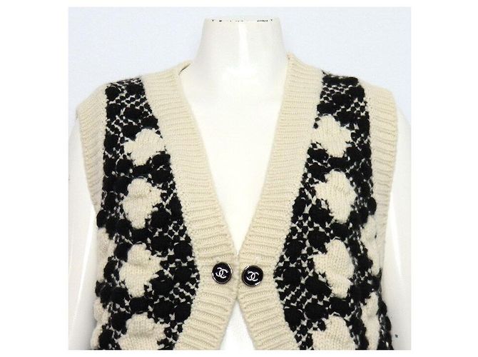 Chanel Chaleco de mezcla de cachemira para mujer - vista 2