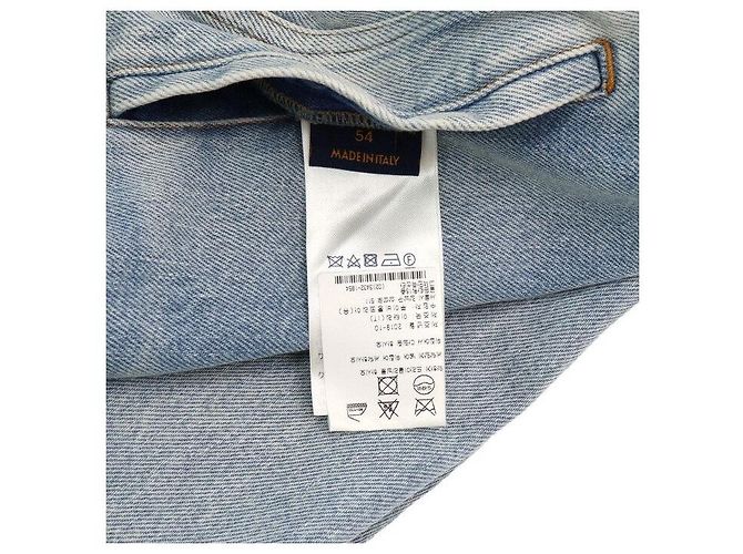 Louis Vuitton Giacca in denim lavato DNA per uomo Blu - vista 8