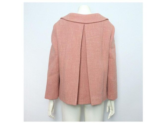 Gucci Veste en tweed flamme en laine légère pour femme - vue 4