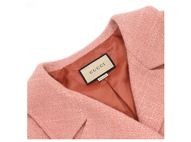 Gucci Veste en tweed flamme en laine légère pour femme - vue 5
