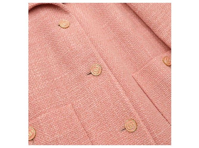 Gucci Veste en tweed flamme en laine légère pour femme - vue 6