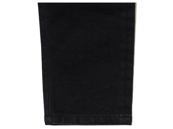 Louis Vuitton Pantaloni in denim slim stretch neri Nero - vista 3
