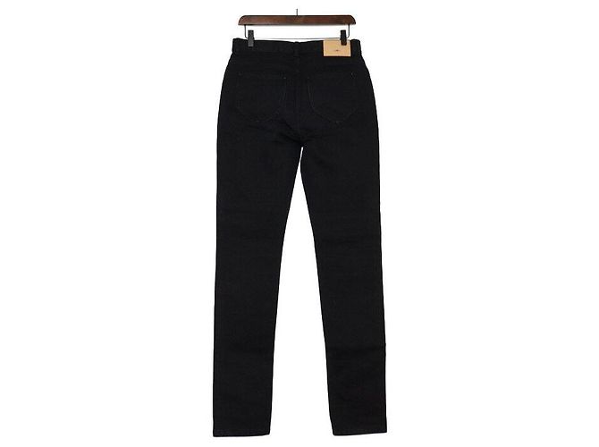 Louis Vuitton Pantaloni in denim slim stretch neri Nero - vista 4