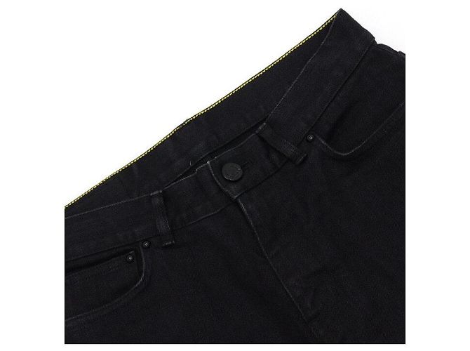Louis Vuitton Pantaloni in denim slim stretch neri Nero - vista 5