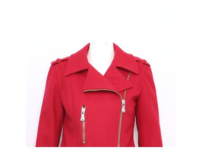 Versace Bikerjacke aus Wollmischung für Damen - Ansicht 2