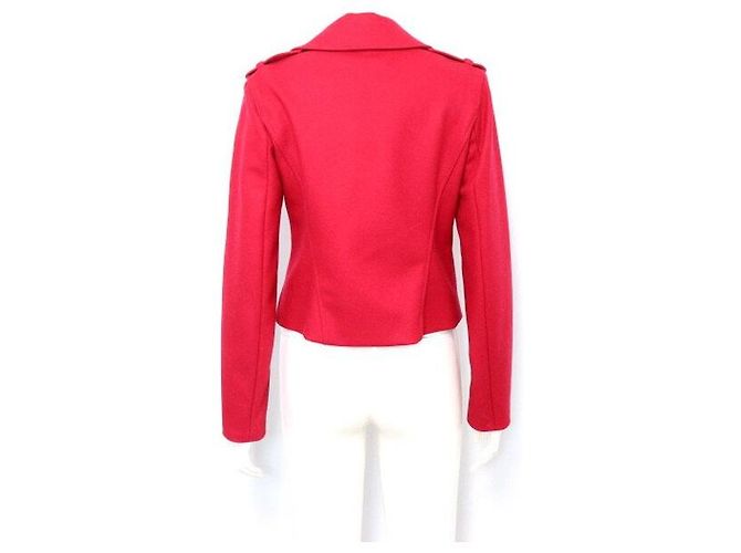 Versace Bikerjacke aus Wollmischung für Damen - Ansicht 4