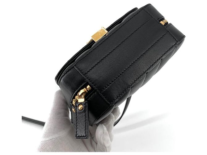 Saint Laurent Borsa a Spalla e Borsa Crossbody Vicky Toy Nero - vista 6
