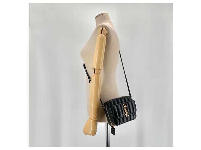 Saint Laurent Borsa a Spalla e Borsa Crossbody Vicky Toy Nero - vista 7