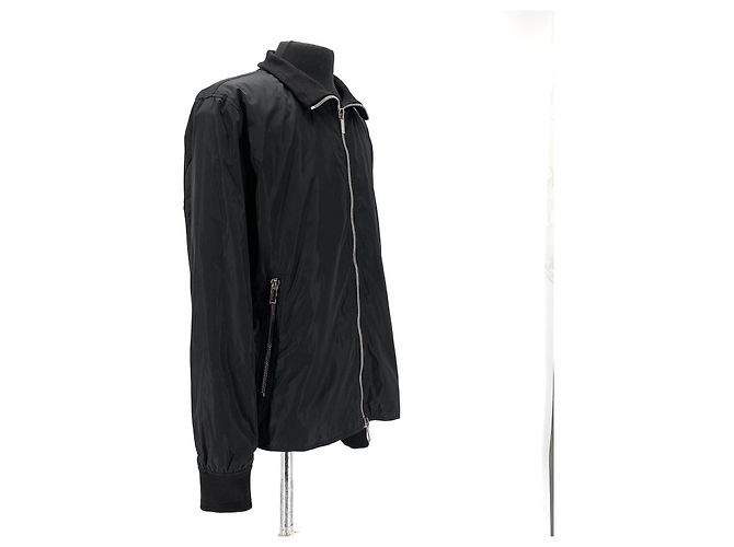 Dior Men's Technical Bomber Windbreaker Jacket Black - view 2