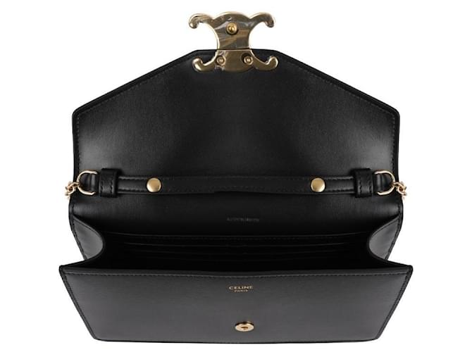Céline Portafoglio con catena Nero - vista 7