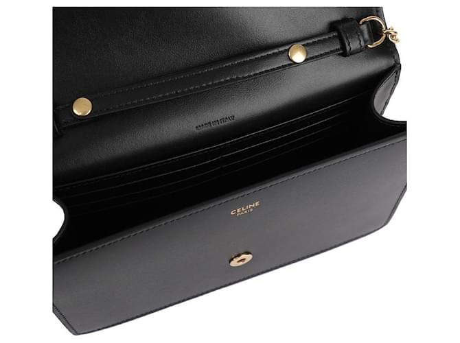 Céline Portafoglio con catena Nero - vista 8