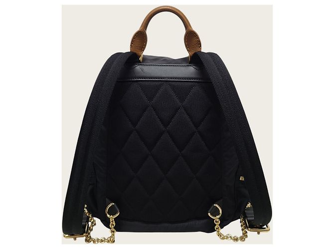 Burberry Technical Nylon Rucksack Backpack Medium Black - view 5
