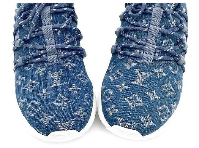 Louis Vuitton Denim-Sneaker Blau - Ansicht 2