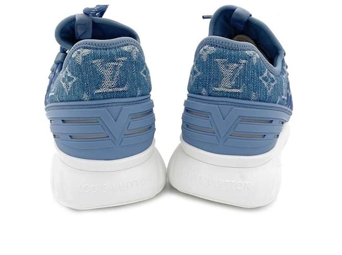 Louis Vuitton Denim-Sneaker Blau - Ansicht 3