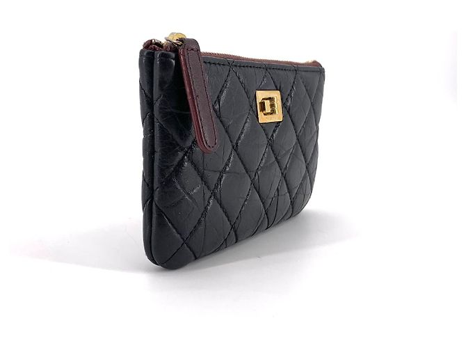 Chanel Vintage Gold Mini Pouch Schwarz - Ansicht 10