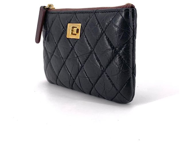Chanel Vintage Gold Mini Pouch Schwarz - Ansicht 11