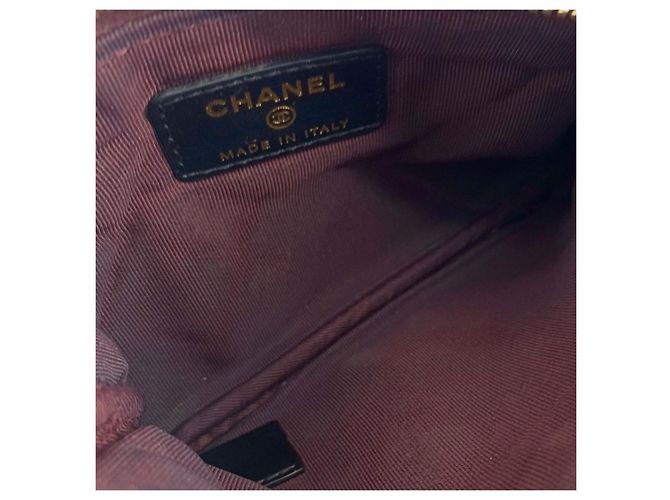 Chanel Vintage Gold Mini Pouch Schwarz - Ansicht 12