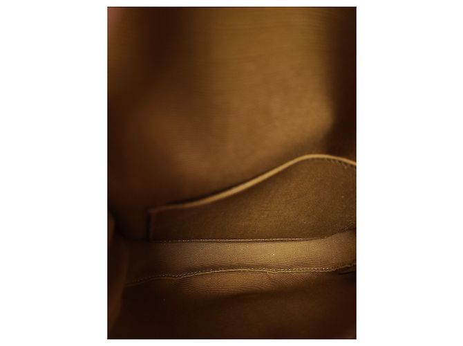 Céline Mini bolsa transversal Versace em canvas Triomphe e couro de bezerro Tan Marrom - vista 4