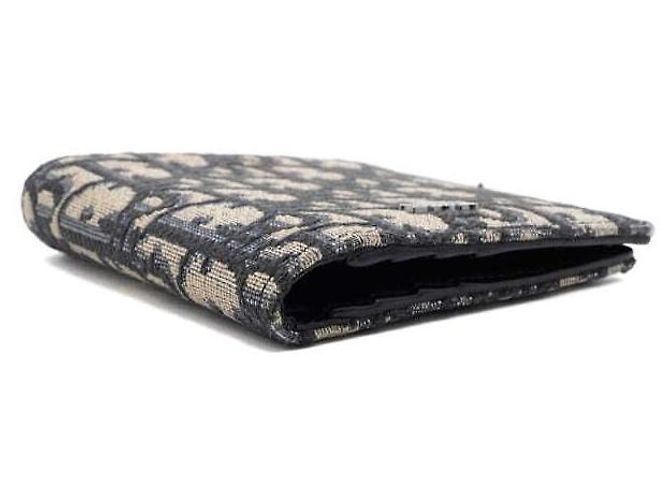 Dior Tarjetero vertical en jacquard Oblique Negro - vista 8