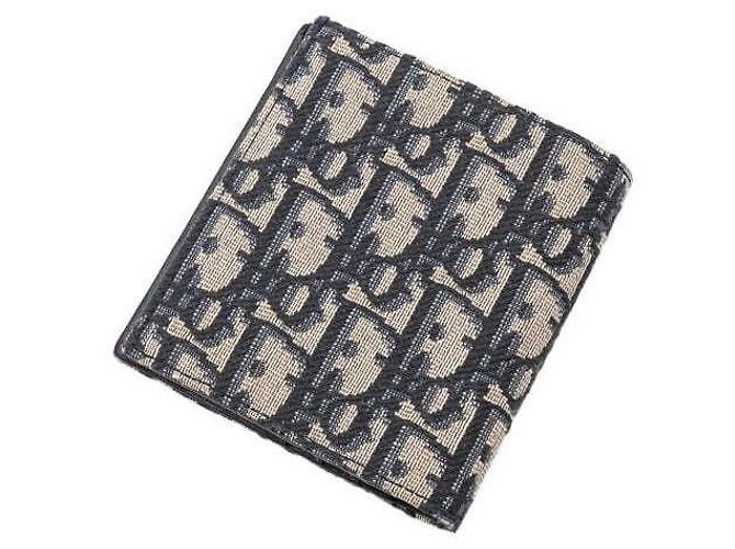 Dior Tarjetero vertical en jacquard Oblique Negro - vista 9
