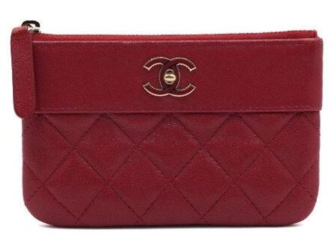 Chanel Borsa Mademoiselle Mini Pouch Rosso - Ansicht 2