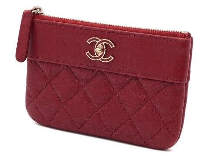 Chanel Borsa Mademoiselle Mini Pouch Rosso - Ansicht 3