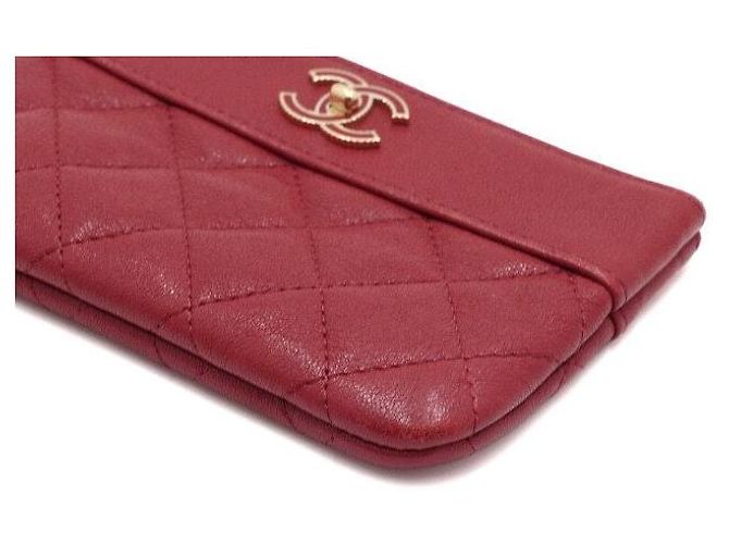 Chanel Borsa Mademoiselle Mini Pouch Rosso - Ansicht 8
