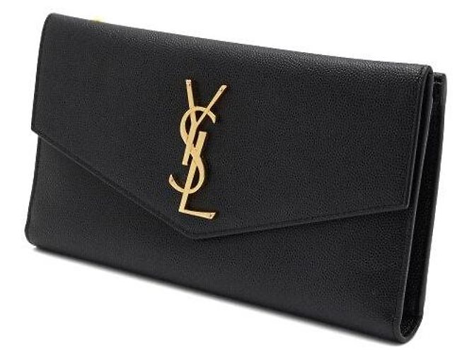 Saint Laurent Monogram Envelope Uptown Flap Long Wallet - Ansicht 3