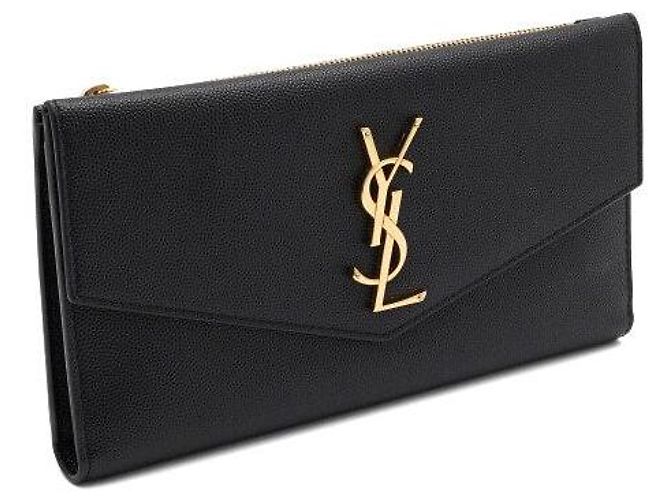 Saint Laurent Monogram Envelope Uptown Flap Long Wallet - Ansicht 4