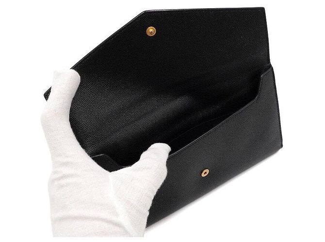 Saint Laurent Monogram Envelope Uptown Flap Long Wallet - Ansicht 5