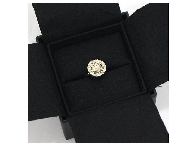 Chanel Gold CC Kristallring Größe Season Golden - Ansicht 6