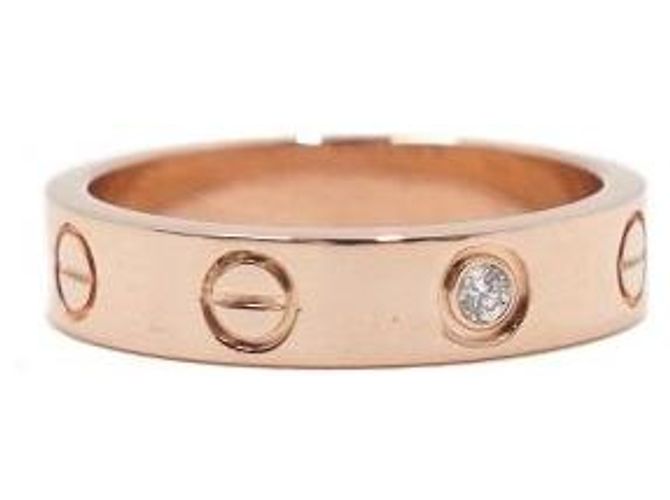 Cartier Diamond Love Ring Größe Pink - Ansicht 3
