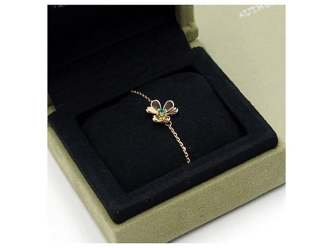 Van Cleef & Arpels Bracciale Mini Pre-Ball Smeraldo Oro Giallo - vista 5
