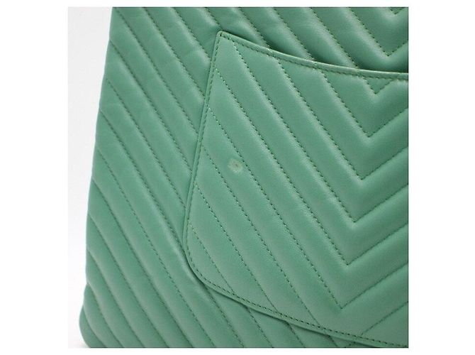 Chanel Clutch Grande Classica in Agnello Chevron - vista 7