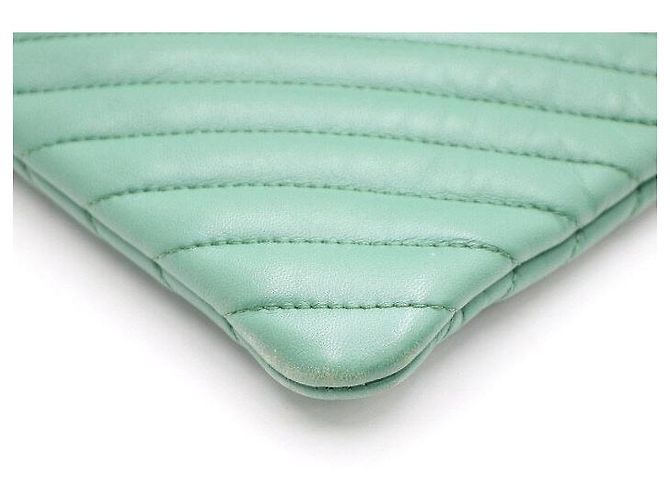 Chanel Clutch Grande Classica in Agnello Chevron - vista 8