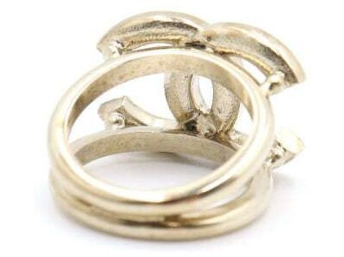 Chanel Crystal CC Logo Ring Größe Season Mehrfarben - Ansicht 5