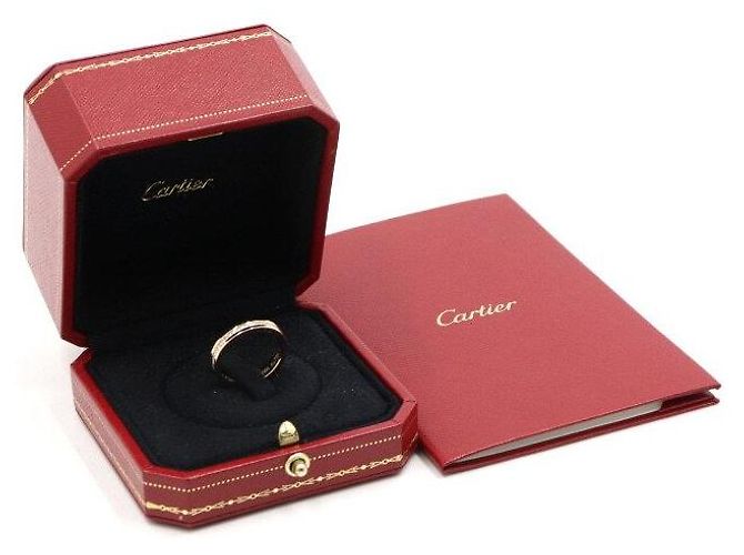 Cartier Dreifarbiges Gold Trinity Vendôme Ehering Mehrfarben - Ansicht 7
