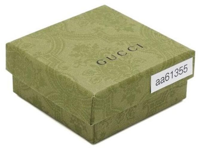 Gucci Anillo de plata con esmalte entrelazado y turquesa - vista 5