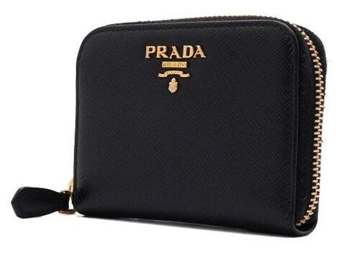 Prada Porte-cartes zippé en Saffiano - vue 2