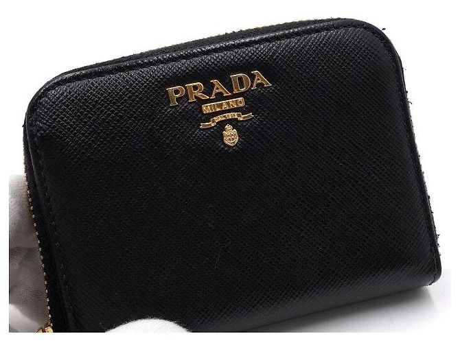 Prada Porte-cartes zippé en Saffiano - vue 4
